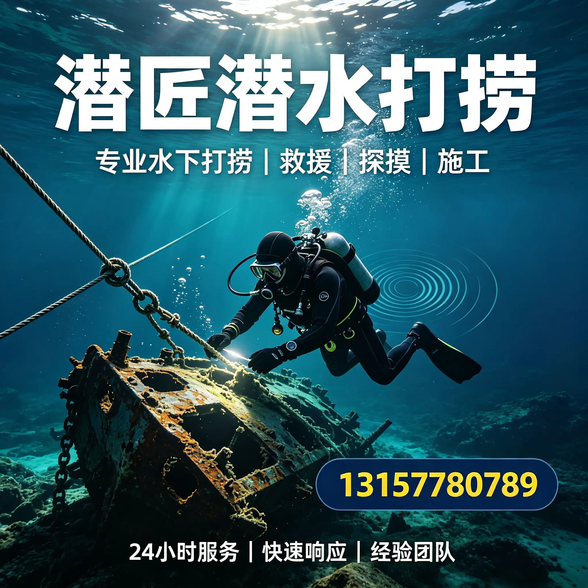 泊头水下打捞作业服务产品